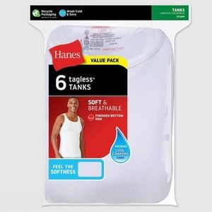 HANES
6pk Men’s Tank